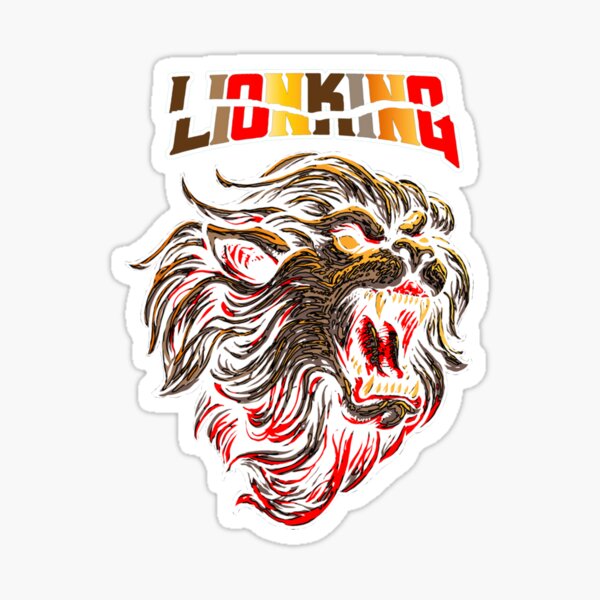 Stickers Roi Lion Mufasa et Simba, Royaume Lion