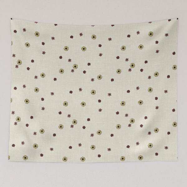 Item preview, Tiny Flowers On Cream Linen designed and sold by Jaima-OLoughlin.