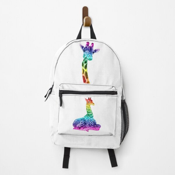 Item preview, Lying giraffe - rainbow colorized version 1 designed and sold by SylvieG18.