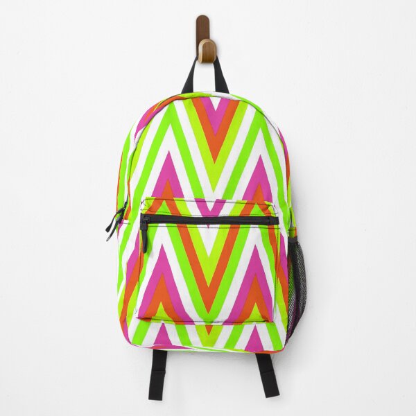 Item preview, Chevron Design In Green Lime Red Pink Zigzags designed and sold by taiche.