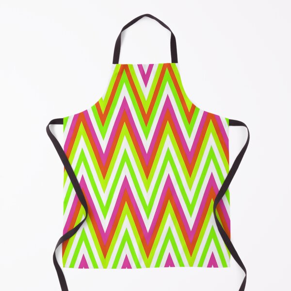 Item preview, Chevron Design In Green Lime Red Pink Zigzags designed and sold by taiche.