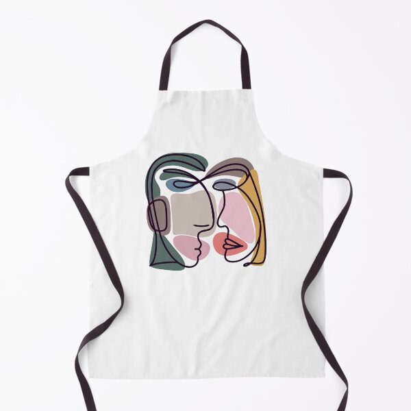 Item preview, Colourful Cubist Line Drawing Face designed and sold by kbracey-meraki.
