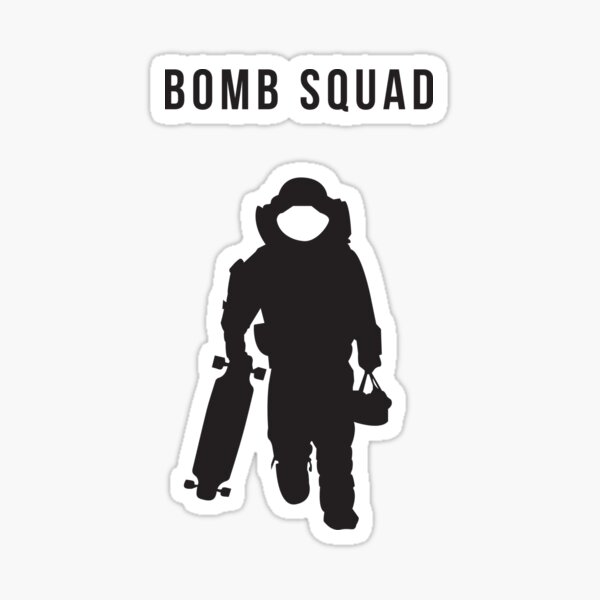 Artikel-Vorschau von Bombsquad-Skating-Aufkleber, designt und verkauft von Toby  Armstrong.