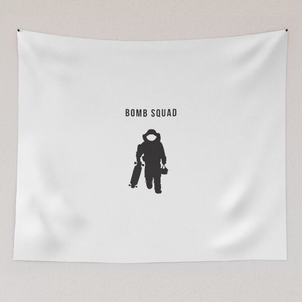 Item preview, Bombsquad Skating Sticker designed and sold by Toby  Armstrong.