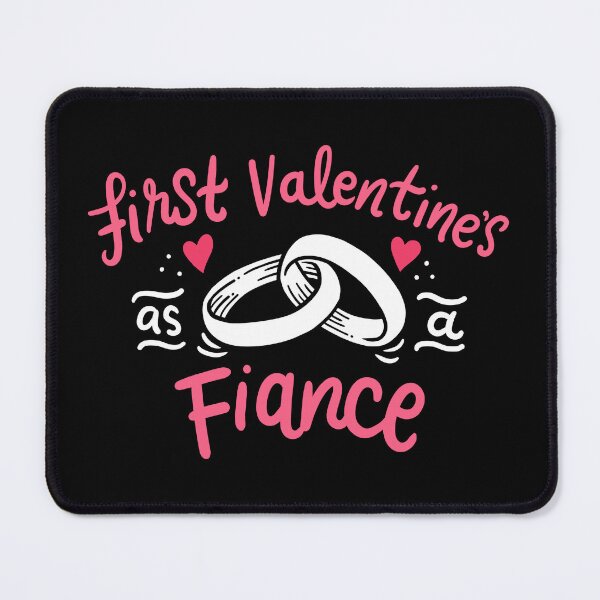 Item preview, First Valentines As A Fiance Clothing Gift Cute Engagement designed and sold by haselshirt.