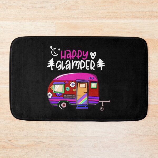 Item preview, Happy Glamper Nature Lover Outdoor Activity Campfire Camper designed and sold by haselshirt.