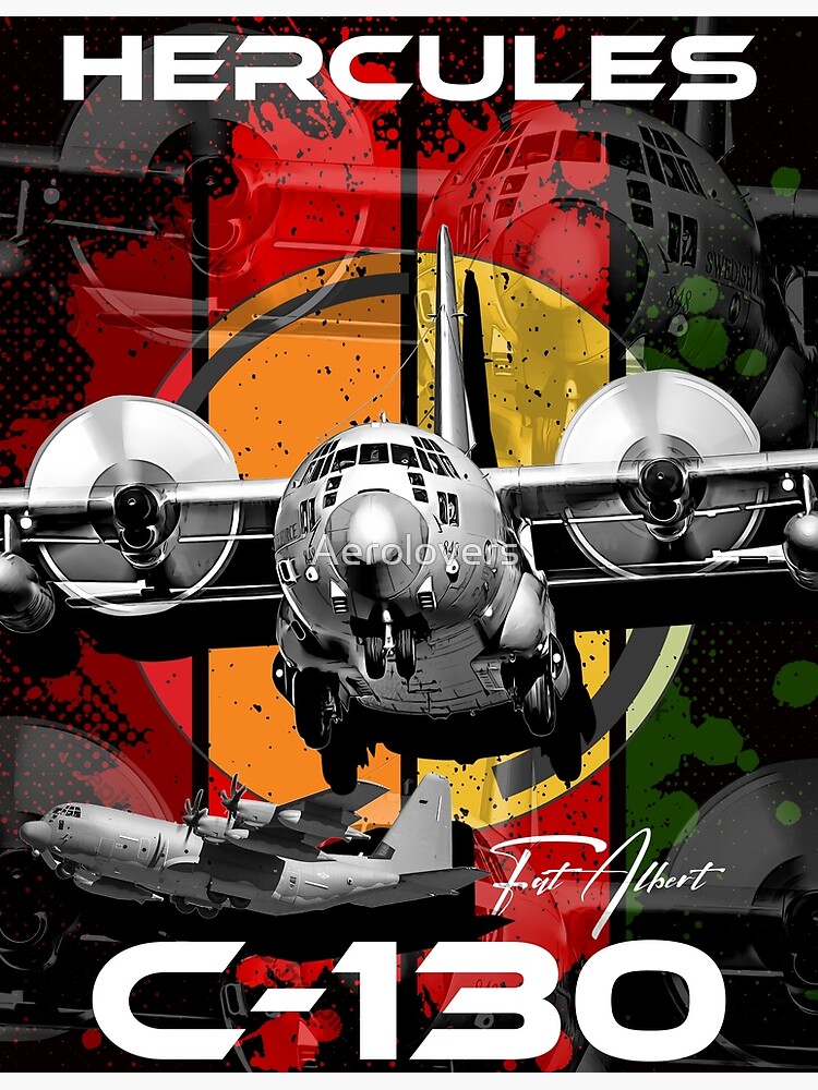 C-130 ポスター C-130 Hercules Military Aircraft