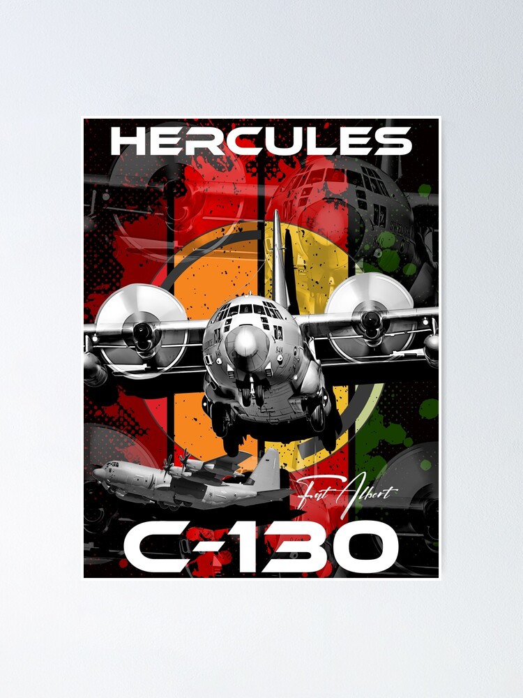 C-130 ポスター C-130 Hercules Military Aircraft