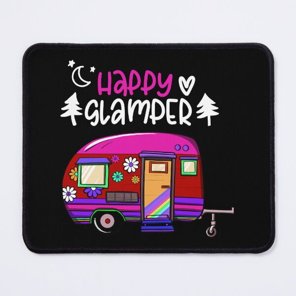 Item preview, Happy Glamper Nature Lover Outdoor Activity Campfire Camper designed and sold by haselshirt.