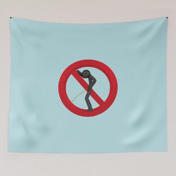 Item preview, forbidden urination  designed and sold by StevanoArt.