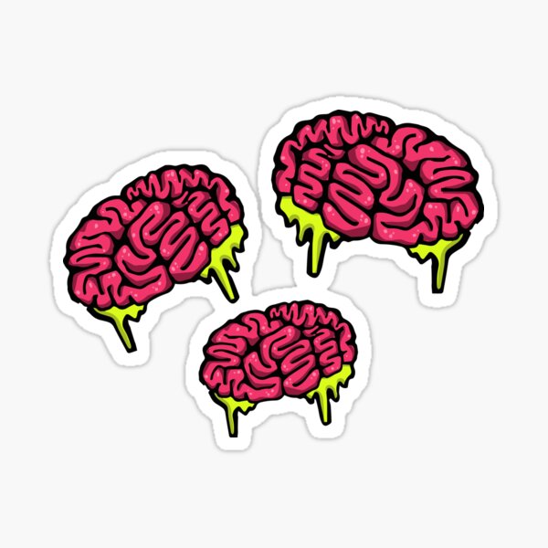 BRAINZ EVERYWHERE Sticker