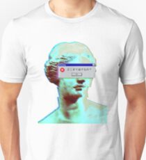 Vaporwave geblendet Slim Fit T-Shirt