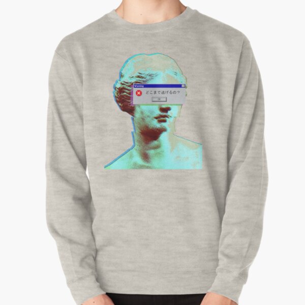 Vaporwave Blinded Pullover Sweatshirt