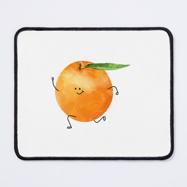 Item preview, Smiling orange png clipart, cute running fruit drawing on transparent background designed and sold by Adbor-Tb.