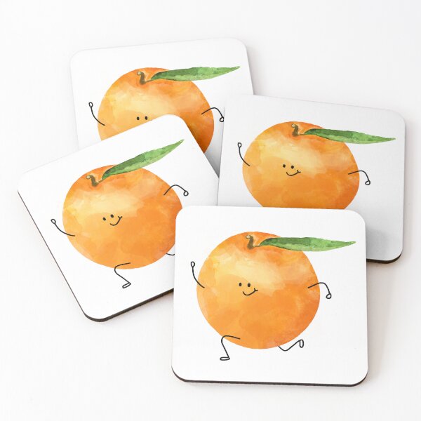 Item preview, Smiling orange png clipart, cute running fruit drawing on transparent background designed and sold by Adbor-Tb.