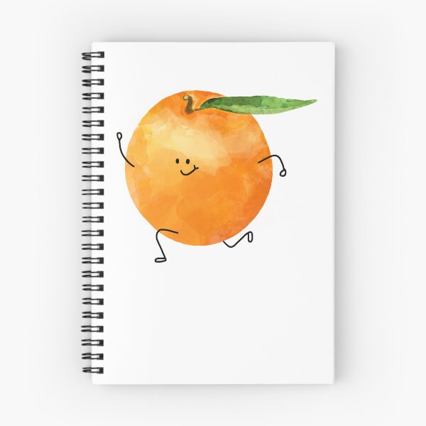 Item preview, Smiling orange png clipart, cute running fruit drawing on transparent background designed and sold by Adbor-Tb.