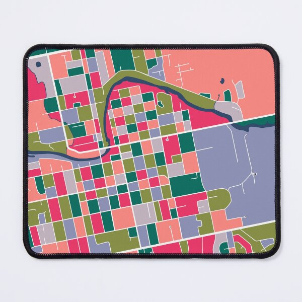 Item preview, Lindsay, Ontario, Canada Town Map designed and sold by kbracey-meraki.