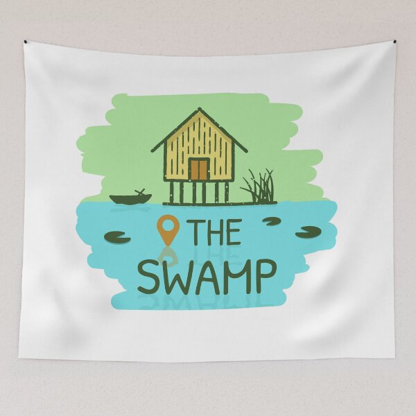 Item preview, The Swamp Location | White designed and sold by Teenker.