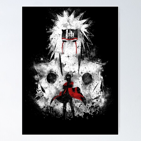 Poster Jiraiya propaganda - Affiche avec cadre tableau manga Dimension  posters Affiche seule 30x43cm