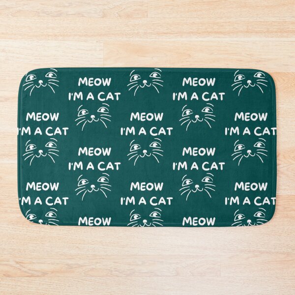 Item preview, MEOW I_M A CAT, Funny Cat Dad Quotes    designed and sold by Markaylach.