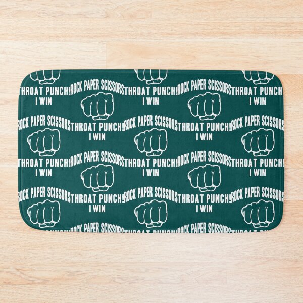 Item preview, rock paper scissors throat punch i win   designed and sold by Markaylach.
