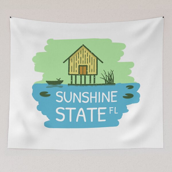Item preview, Sunshine State FL Everglades | White designed and sold by Teenker.