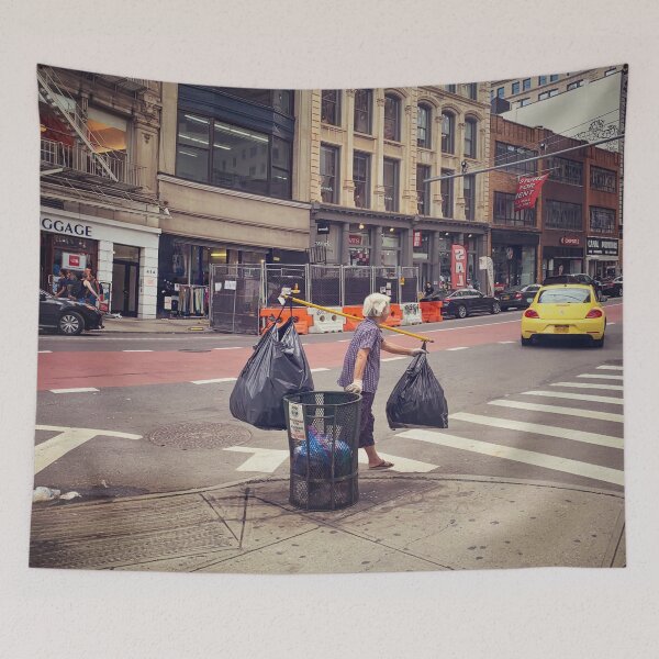 Item preview, Chinese Woman Canal Street Broadway Manhattan New York City designed and sold by eleonoraingrid.