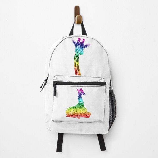 Item preview, Lying giraffe - rainbow colorized version 2 designed and sold by SylvieG18.