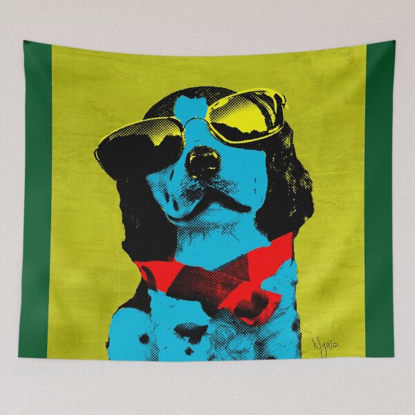 Item preview, POP ART DOG LIGHT BLUE designed and sold by NYWA-ART.