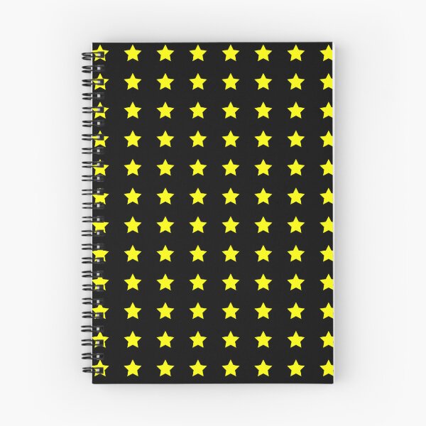 Item preview, Patrón de estrellas amarillas sobre fondo negro designed and sold by QOT  Designs.