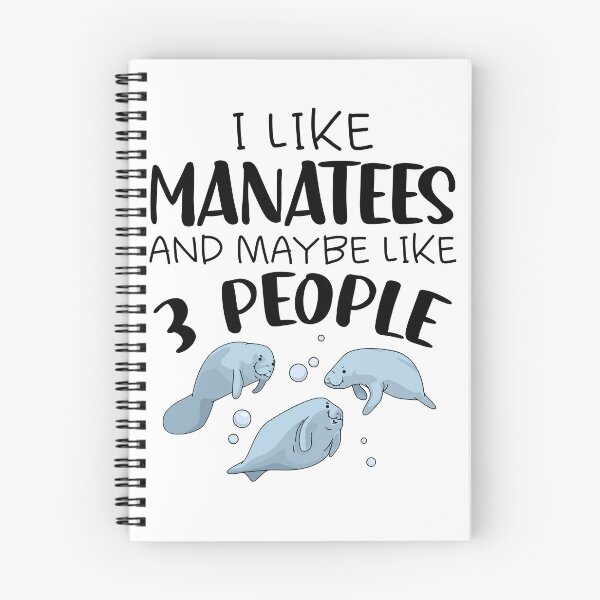 Item preview, I Like Manatees And Maybe 3 People designed and sold by SunsetGloww.
