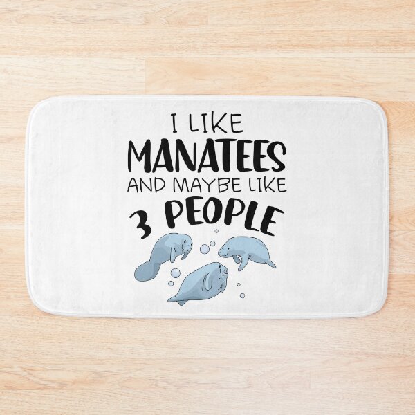 Item preview, I Like Manatees And Maybe 3 People designed and sold by SunsetGloww.