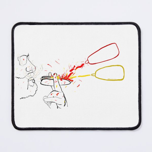 Item preview, Hot dog addict - smoking a hotdog - lineart  designed and sold by Dopamine Dumpster.