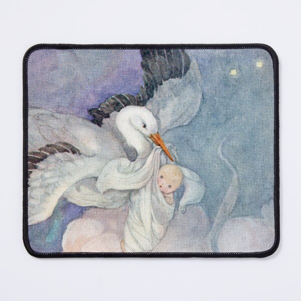 Item preview, The Stork by Anne Anderson designed and sold by vintage-art.