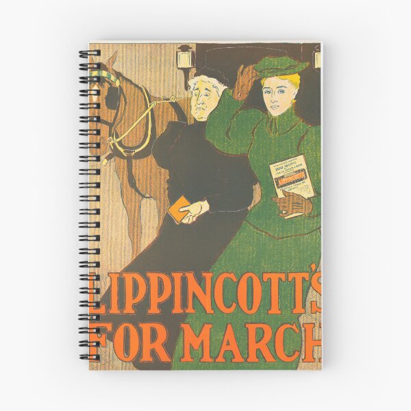 Item preview, LIPPINCOTT'S For March 1897 Vintage Magazine Cover Poster by JJ Gould jr designed and sold by retroposters.