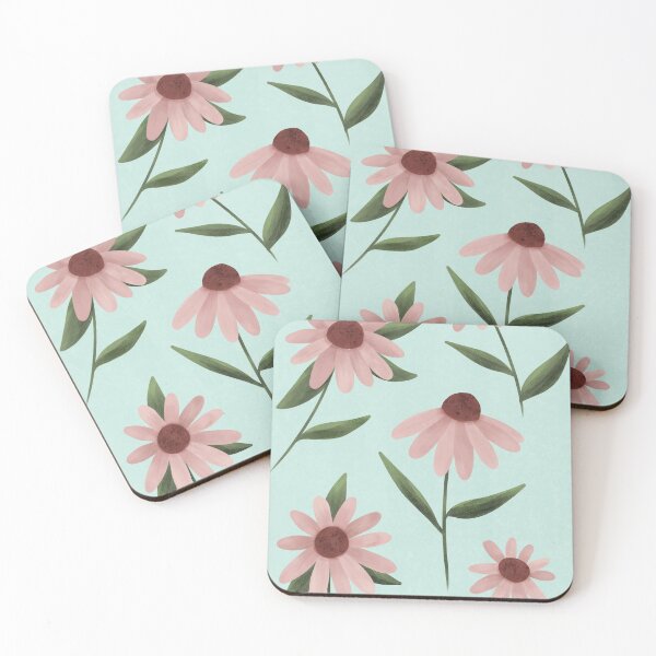 Item preview, Pink Coneflowers designed and sold by GrousyGirl.