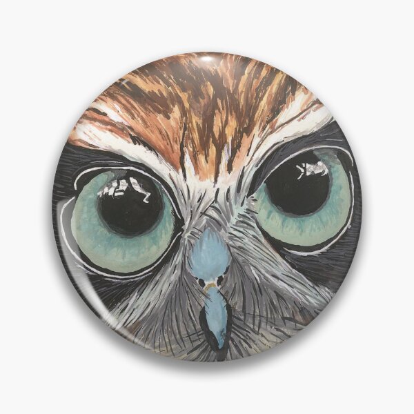 Item preview, Widget the Boobook Owl designed and sold by wonkiekneeart.