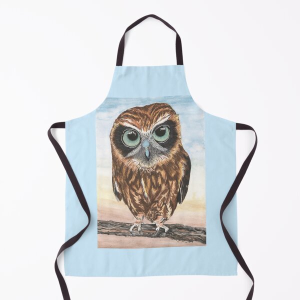 Item preview, Widget the Boobook Owl designed and sold by wonkiekneeart.