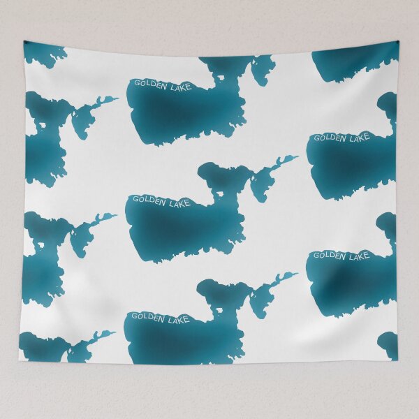 Item preview, Golden Lake Map Online designed and sold by kbracey-meraki.