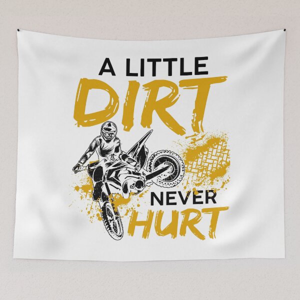 Item preview, Funny Dirt Bike - A Little Dirt Never Hurt designed and sold by SunsetGloww.