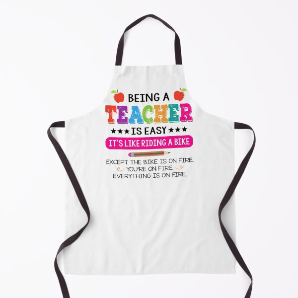 Item preview, Being A Teacher Is Easy It's Like Riding A Bike designed and sold by SunsetGloww.