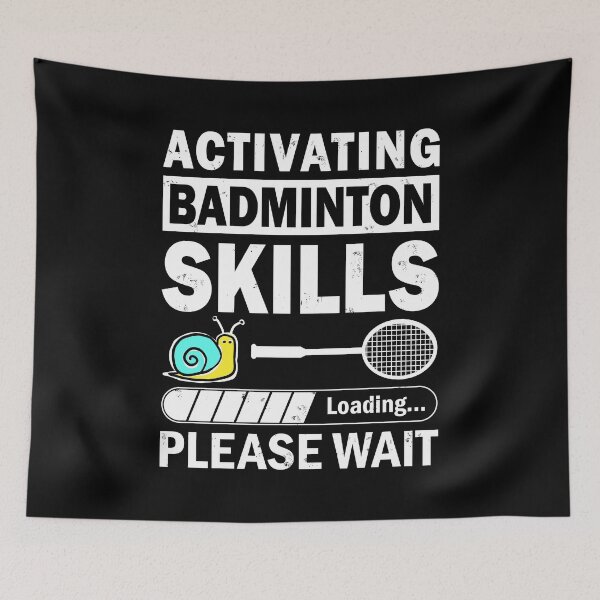 Item preview, Activating Badminton Skills Funny Quote designed and sold by vineeth.