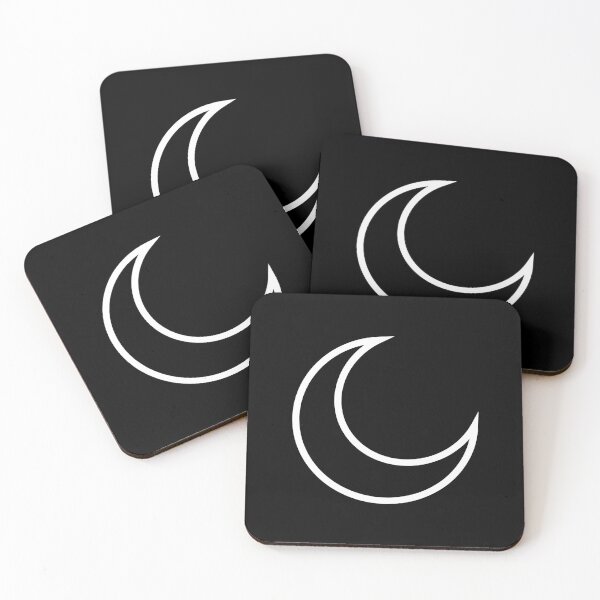 Item preview, Crescent moon outline designed and sold by Silly Lily.