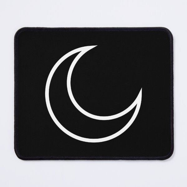 Item preview, Crescent moon outline designed and sold by Silly Lily.