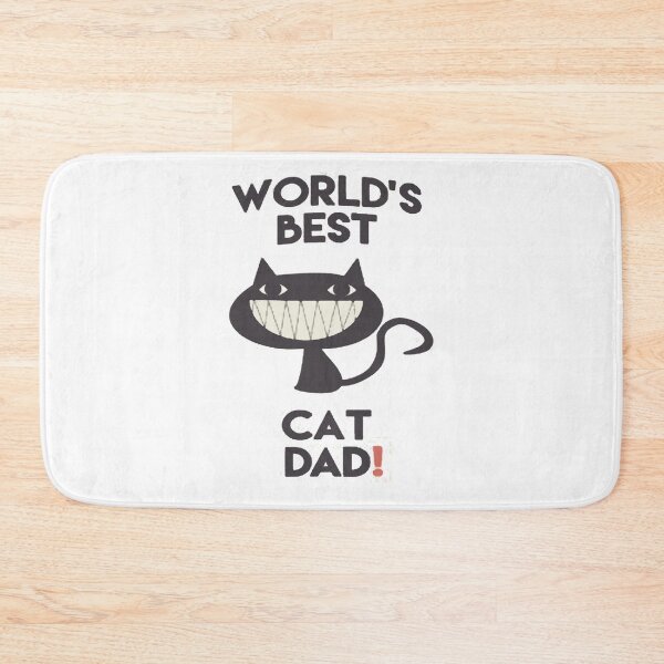 Item preview, Funny Cat Dad Quotes - World's Best Cat Dad designed and sold by Viktor Kabbach.