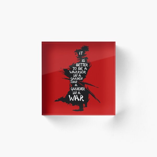 Warrior's Garden Acrylic Block