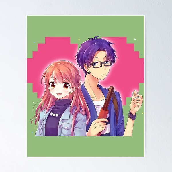 Wotakoi Love Is Hard for Otaku - Hanako and Tarō 1 Poster for