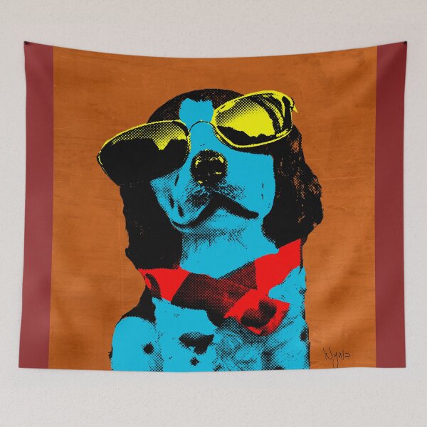 Item preview, POP ART COOL STAR DOG designed and sold by NYWA-ART.