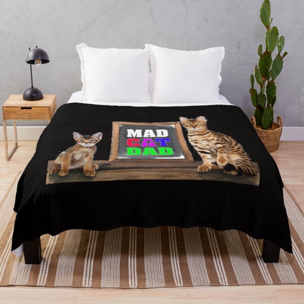 Item preview, Funny Cat Dad Quotes - Mad Cat Dad designed and sold by Viktor Kabbach.