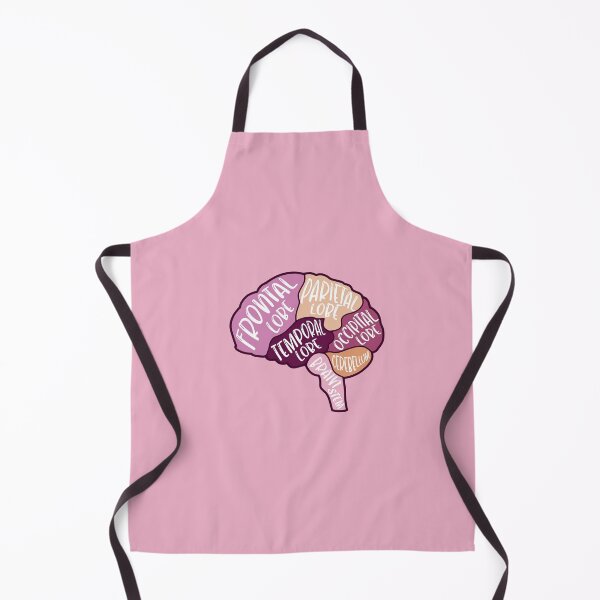 Item preview, Anatomical brain - purple and orange colors designed and sold by Preslava Genova.